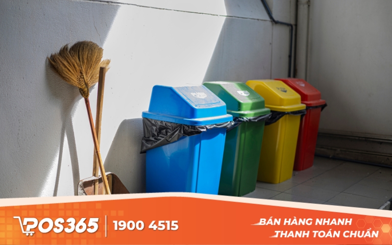 Thùng rác và thùng tái chế
