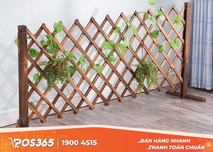 Hàng rào gỗ nghệ thuật trang trí