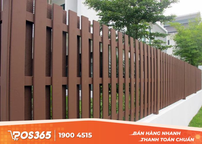 Hàng rào gỗ nhân tạo