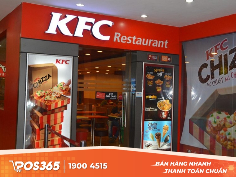 Chuỗi cửa hàng fastfood KFC - Top 10 thương hiệu quán ăn nhanh nổi tiếng tại Việt Nam