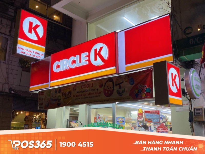 Hệ thống cửa hàng, quán ăn nhanh tiện lợi Circle K