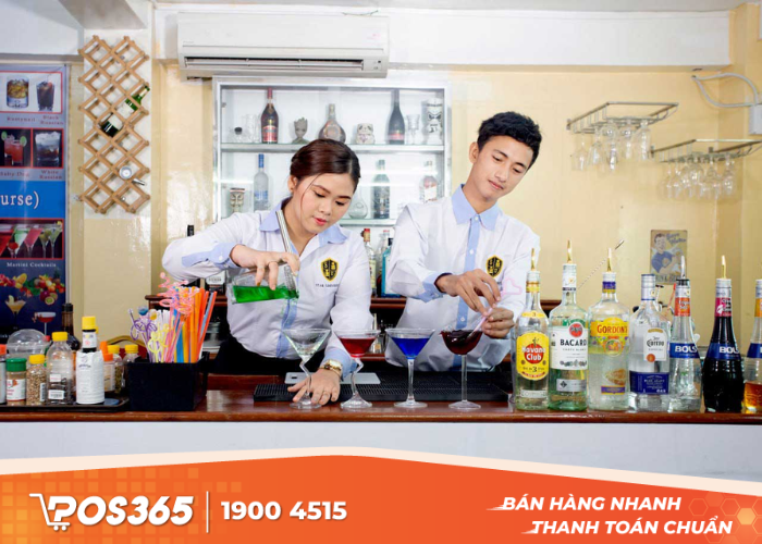 Pha chế theo đúng công thức, đảm bảo chất lượng đồ uống