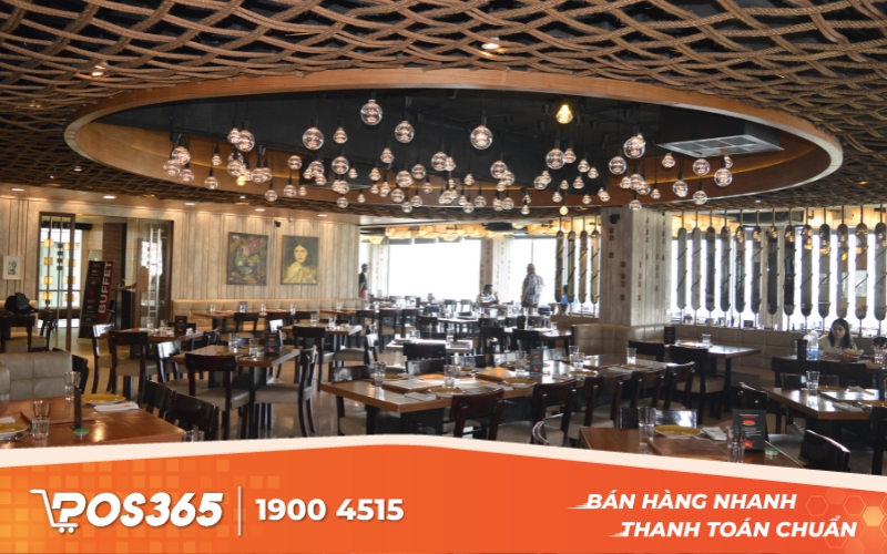 Mẫu nhà hàng 2 tầng phong cách cổ điển