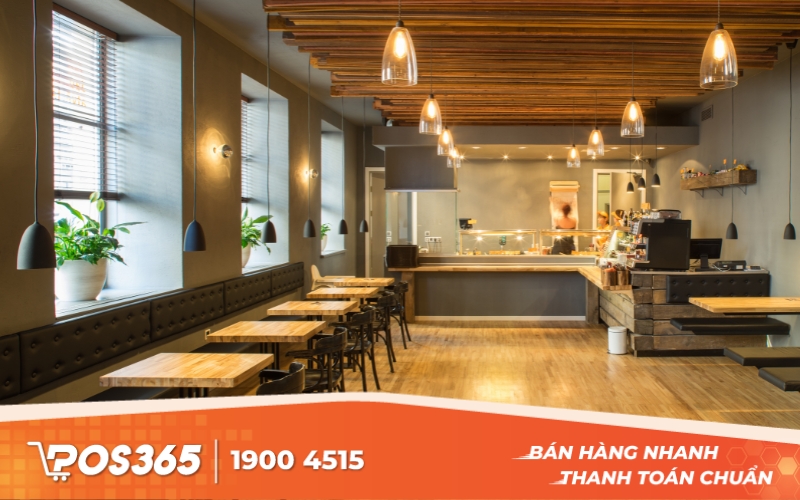 Mẫu thiết kế nhà hàng 2 tầng phong cách hiện đại