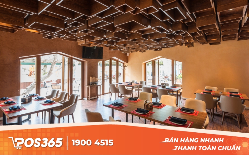 Nhà hàng buffet bình dân phong cách hiện đại
