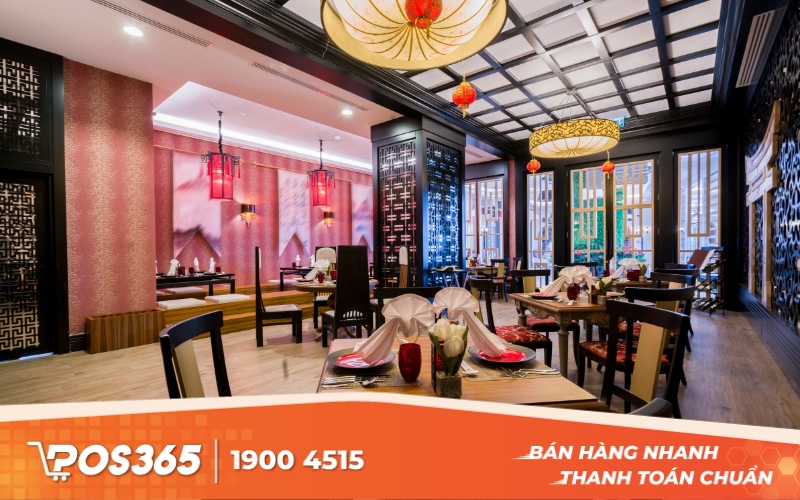 Thiết kế nhà hàng buffet bình dân kiểu Trung Hoa