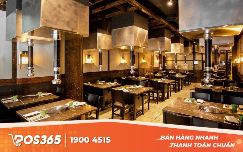 Thiết kế nhà hàng lẩu nước phong cách tối giản