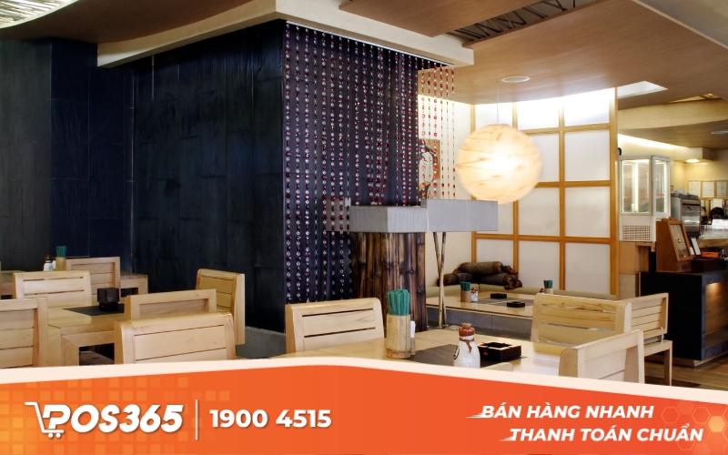 Thiết kế nhà hàng Nhật Bản tối giản và tinh tế