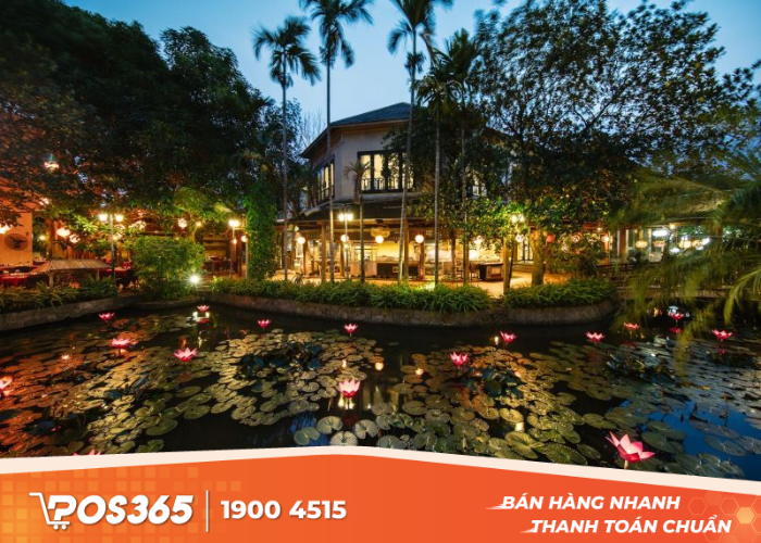 Thiết kế nhà hàng sân vườn thuần Việt
