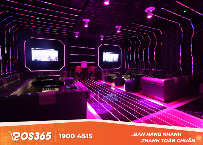 Quán karaoke phong cách K-pop – Neon năng động