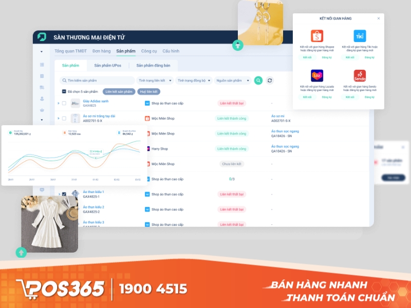 Phần mềm quản lý bán hàng trên shopee Upos