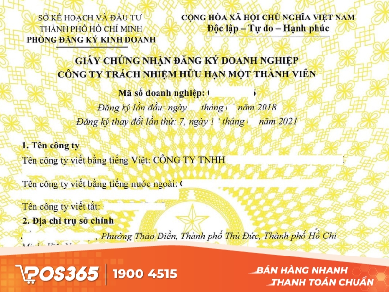 Đăng ký công ty kinh doanh quán bar