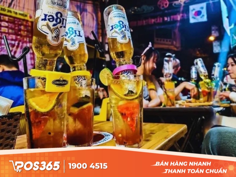 Bia - Menu đồ uống quán bar