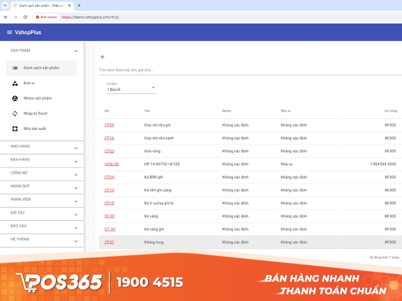 VshopPlus - app quản lý bán hàng tối giản