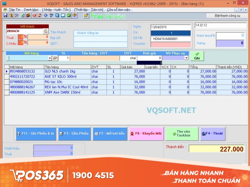 VQFREE - nền tảng bán hàng cho shop online