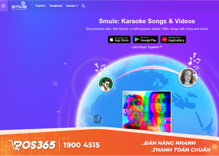 Phần mềm karaoke offline Smule