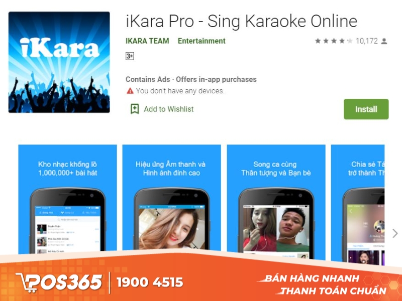 iKara - công cụ hát karaoke trên điện thoại giao diện đẹp