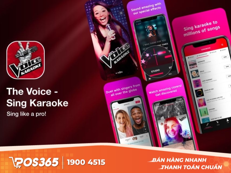 The Voice - ứng dụng hát karaoke trên điện thoại chất lượng cao