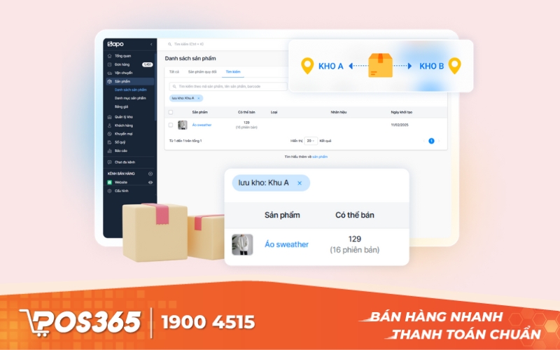  Ứng dụng quản lý bán hàng Sapo
