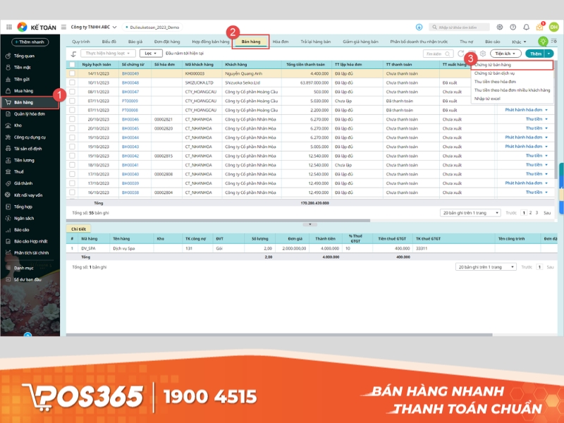 Phần mềm quản lý bán hàng bằng mã vạch MISA