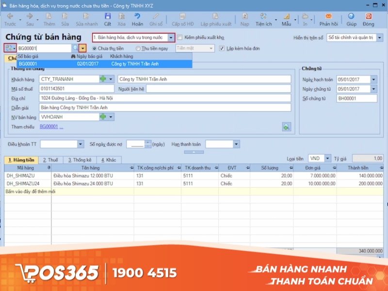 Công cụ kiểm soát bán hàng khép kín trong hệ thống MISA eShop