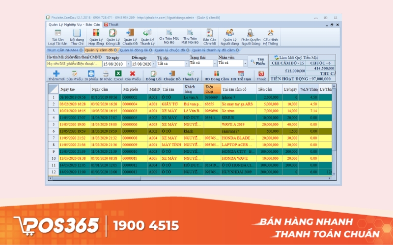 Phần mềm quản lý Phú Lợi