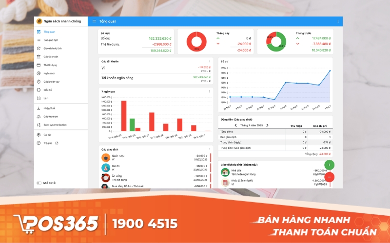  Công cụ quản lý thu chí Fast Budget