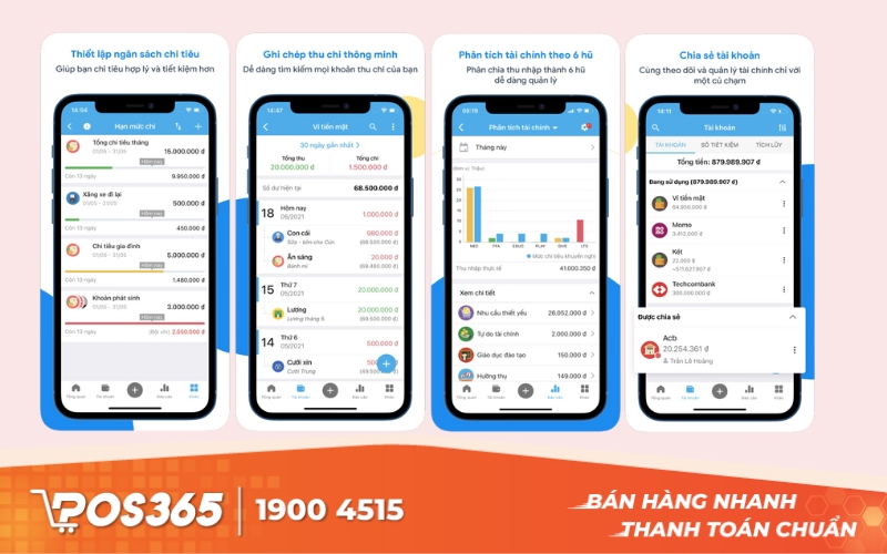 Phần mềm quản lý chi tiêu cá nhân Misa
