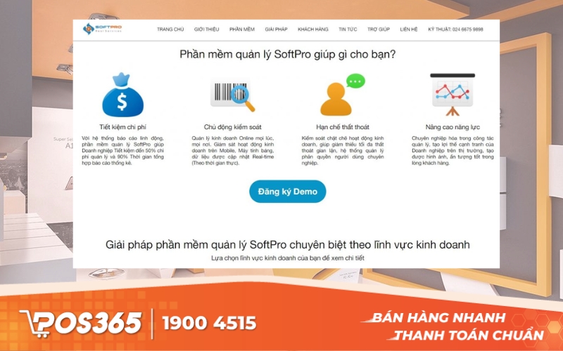 Phần mềm quản lý cửa hàng điện thoại Softpro