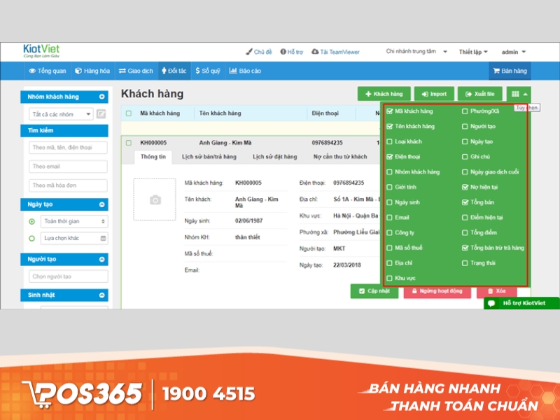 Phần mềm quản lý bán hàng trên máy tính KiotViet