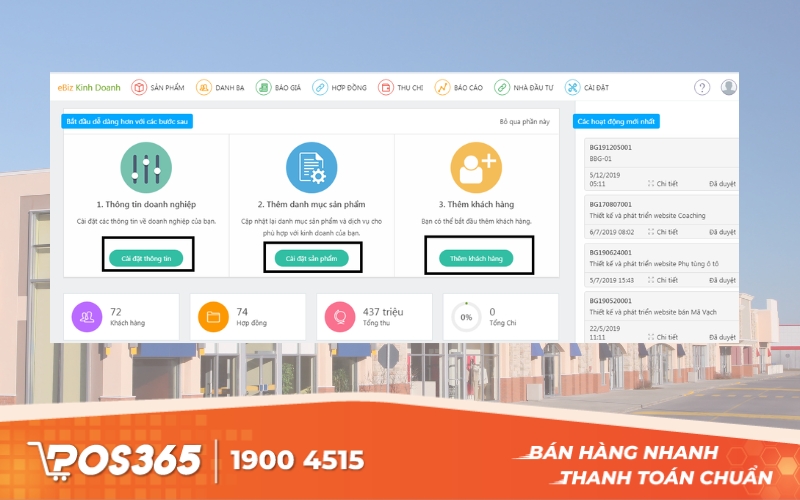 Hệ thống quản lý cửa hàng xe máy Ebiz