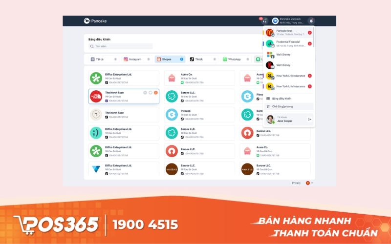 Ứng dụng quản lý đơn hàng Pancake