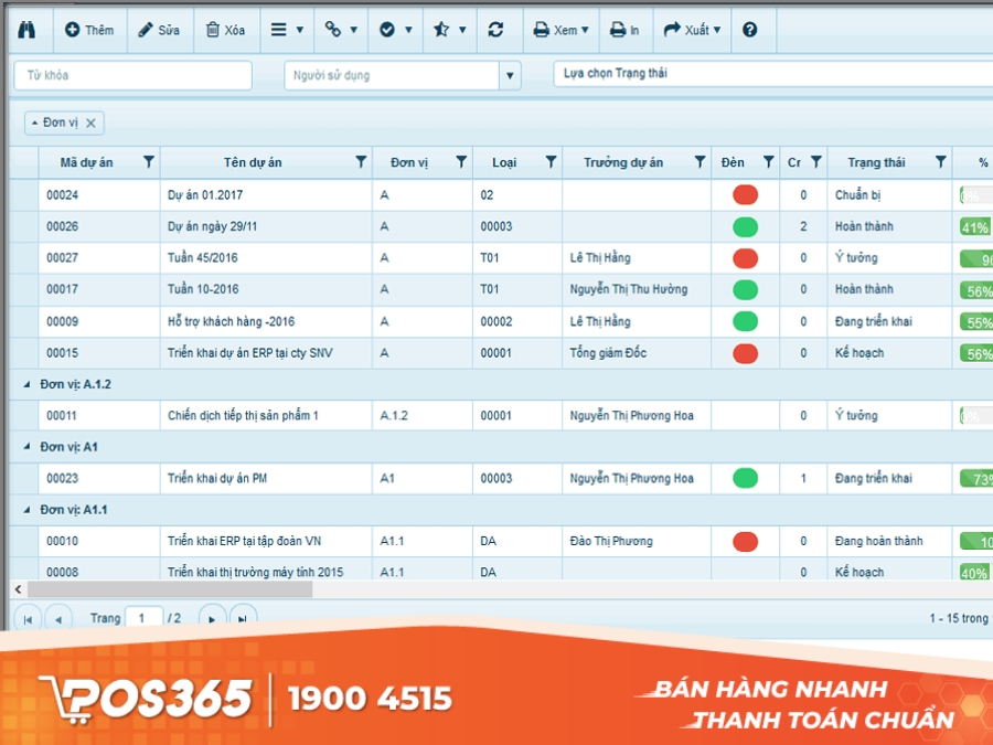 Phần mềm quản lý xây dựng linh hoạt Sinnova