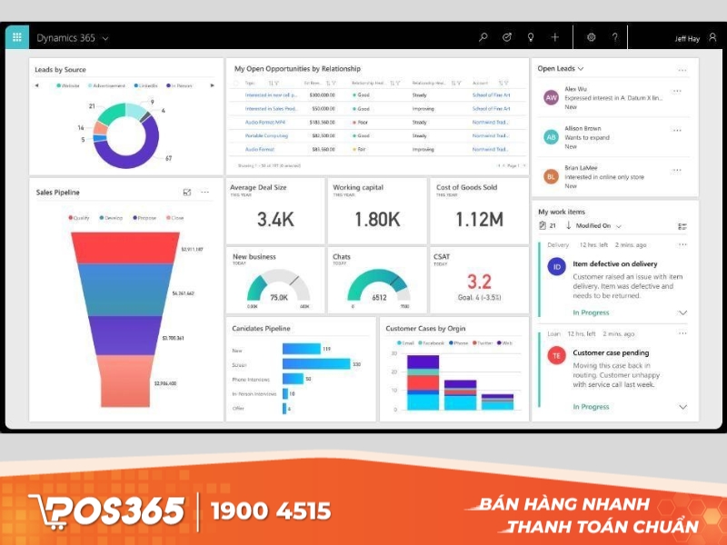 Microsoft Dynamics CRM - phần mềm quản lý khách hàng của Microsoft