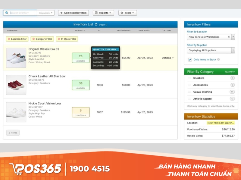 SalesBinder - Quản lý kho linh hoạt