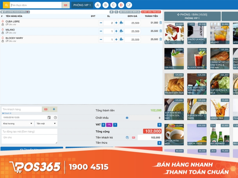 POS365 mang tới hàng loạt các tính năng nổi bật