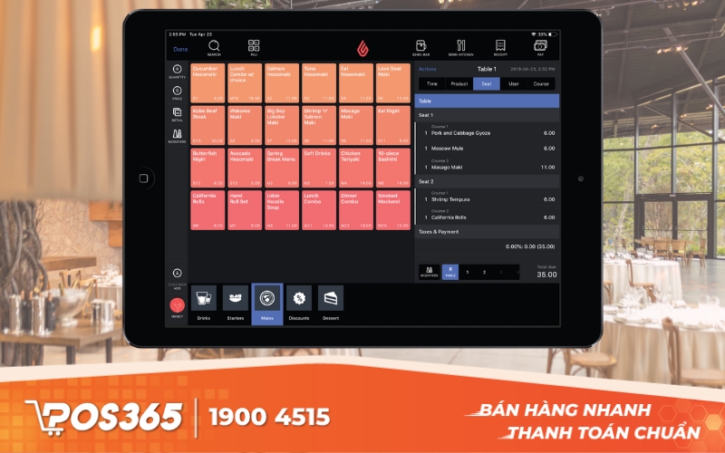 Lightspeed Restaurant - Phần mềm quản lý nhà hàng chuyên biệt quốc tế