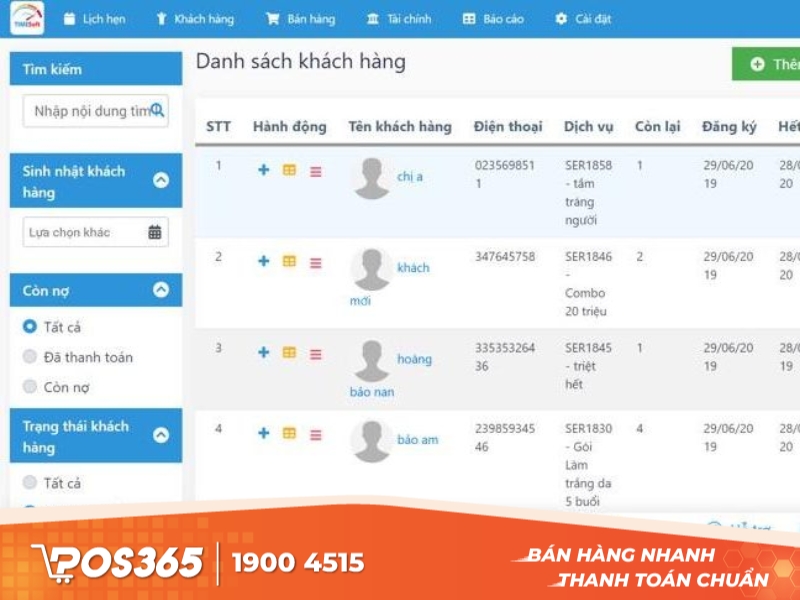 Phần mềm quản lý Spa chuyên nghiệp - TimeSPA