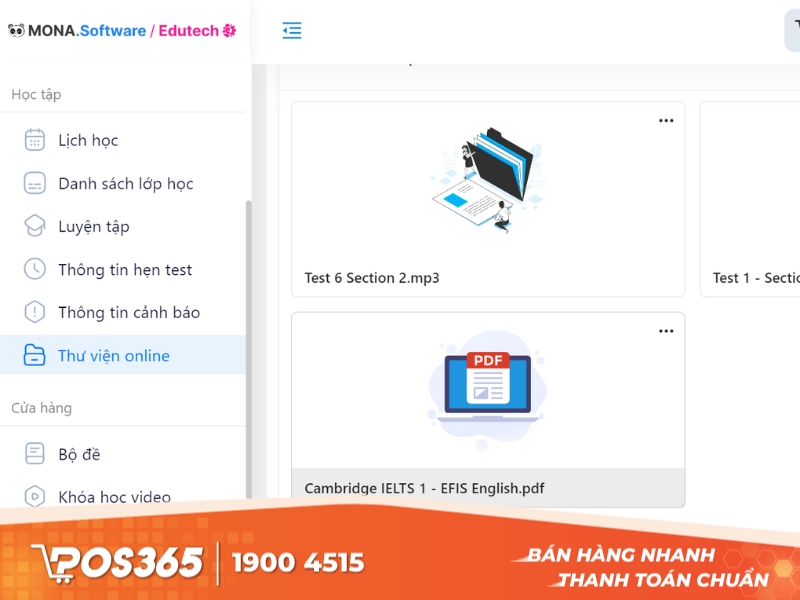 Hệ thống quản lý thư viện Project Media