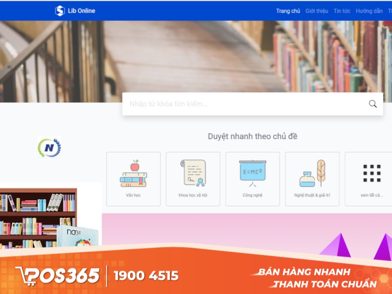 Ứng dụng quản lý thư viện VEMIS-LIBRARY