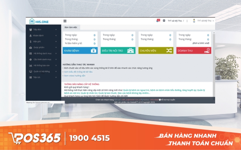 Phần mềm quản lý bệnh viện Viettel-HIS