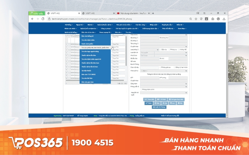 Phần mềm quản lý bệnh viện VNPT HIS