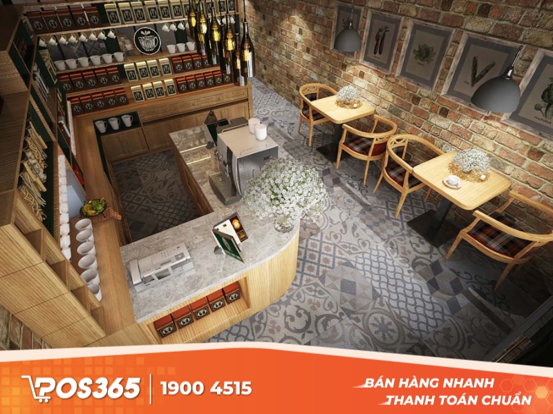 Mẫu quầy bar mini đẹp phong cách vintage