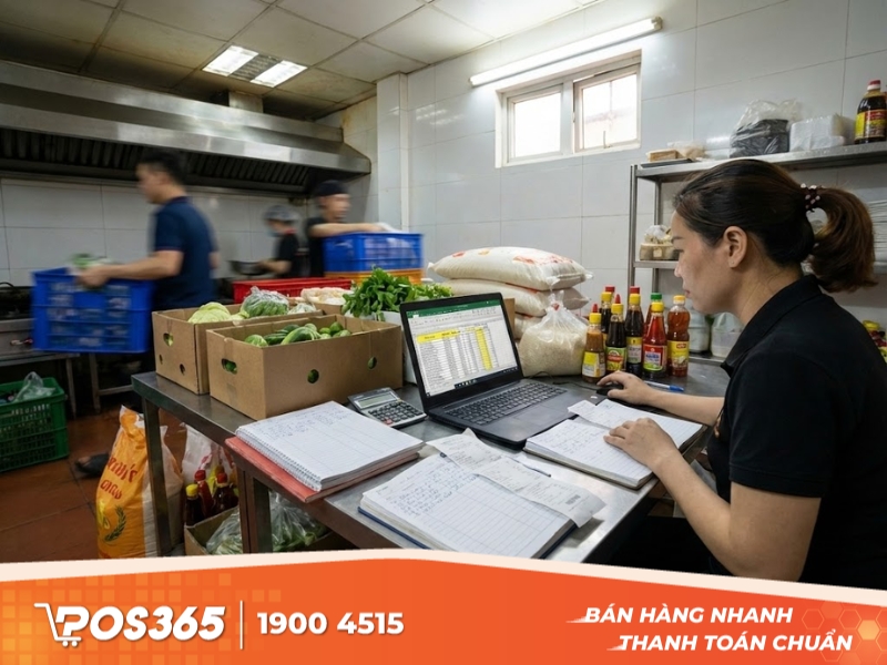 Lý do nhà hàng quản lý nguyên vật liệu bằng Excel