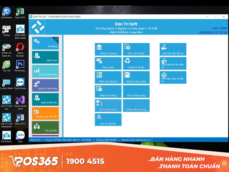 DanTriSoft - Giải pháp bán hàng mã vạch offline vĩnh viễn