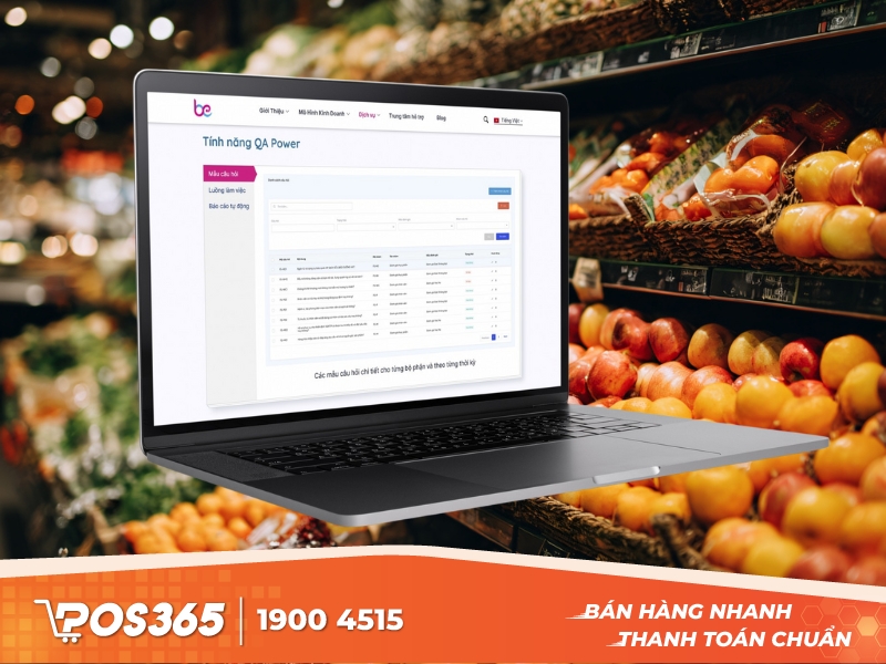 bePOS - Phần mềm bán lẻ siêu thị mini