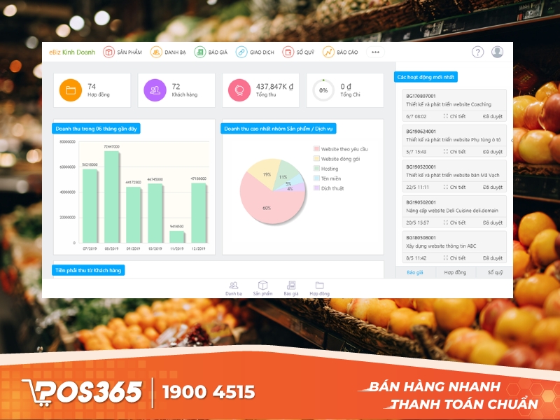 Ebiz - Phần mềm quản lý bán lẻ hiệu quả