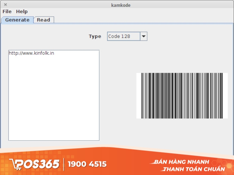 Kamkode - Hệ thống đọc mã vạch miễn phí cho máy tính