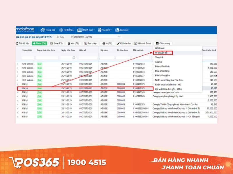 Giải pháp hóa đơn điện tử MobiFone Invoice