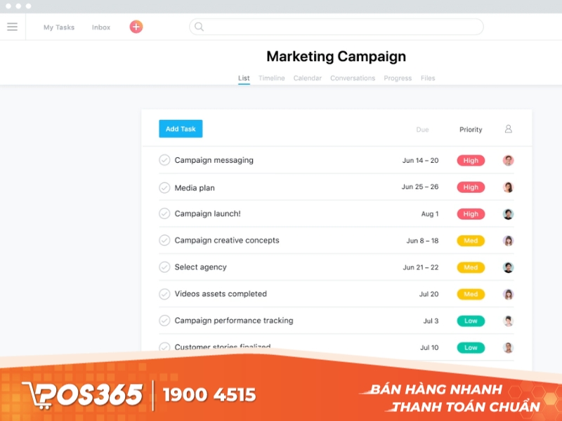 Trello / Asana - Hỗ trợ hiện thực hóa kế hoạch hành động